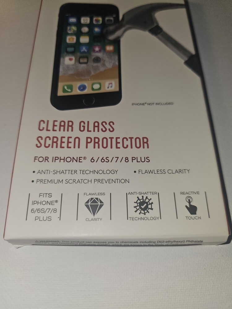 Glass screen protector Clear iPhone 7 and 8