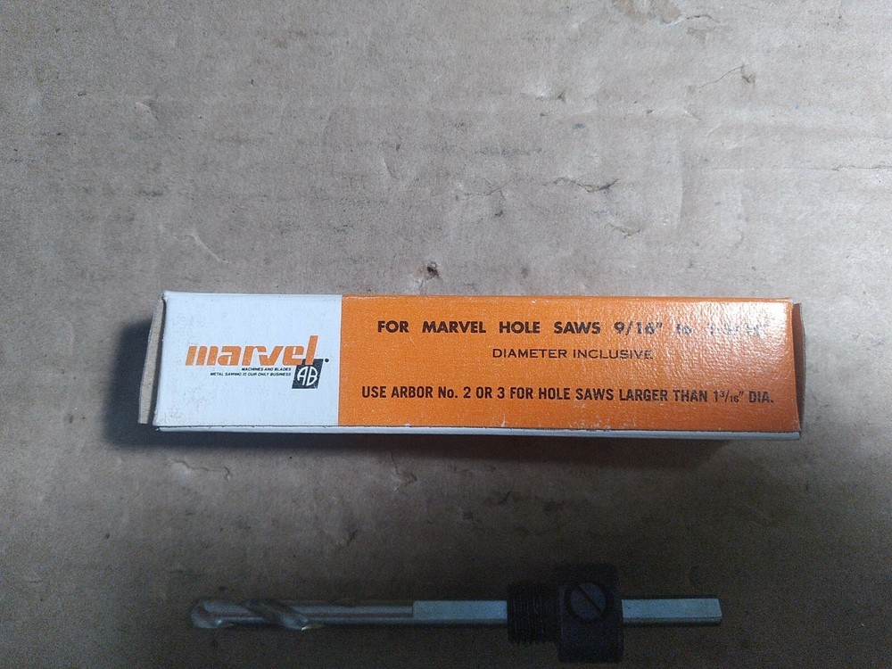 Marvel No.0 Hole Saw Arbor