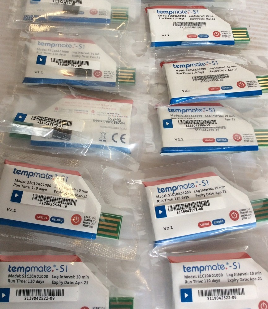Tempmate-S1 S1C10A0100 110 Days Log Temperature Data Logger