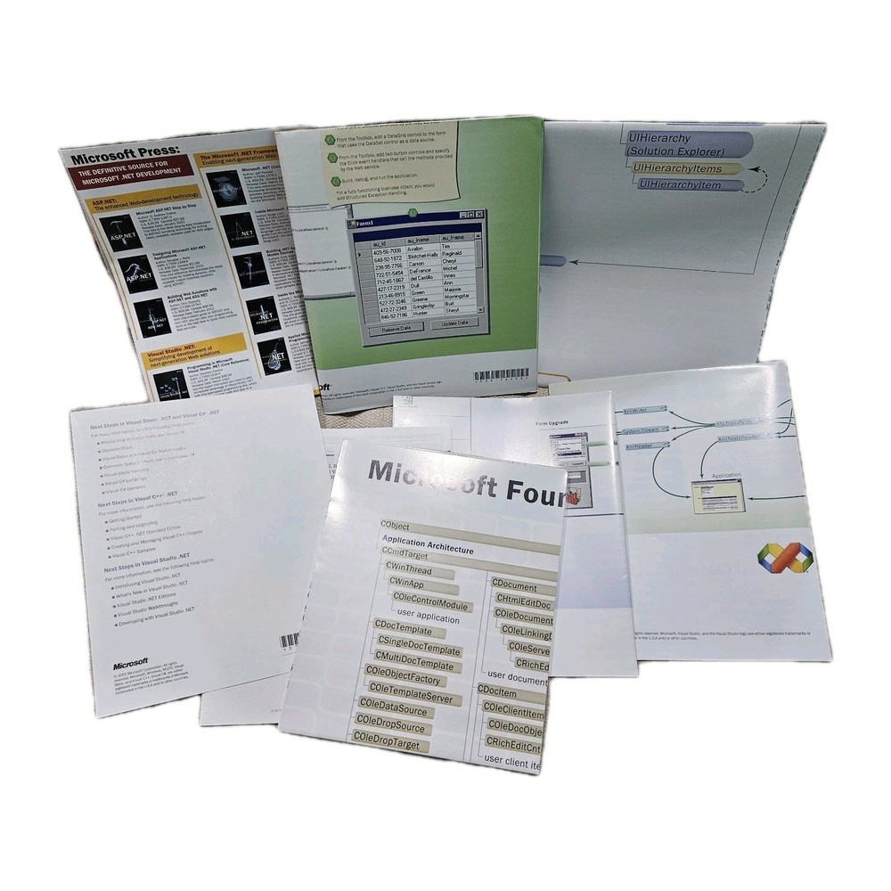 Microsoft Visual Basic .net Standard Version 2002 Software For Windows XP