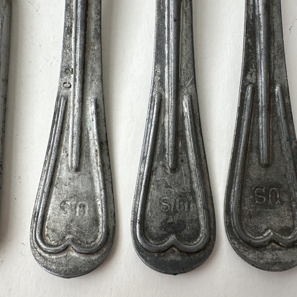 Antique US Army Mess Knife Fork 1904 1918