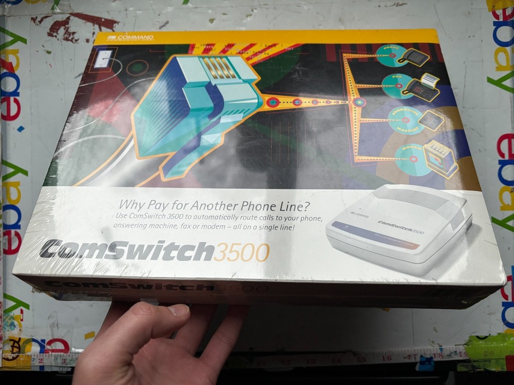 Command Communications Com (CS3500) 4-Ports External Switch ComSwitch 3500 New