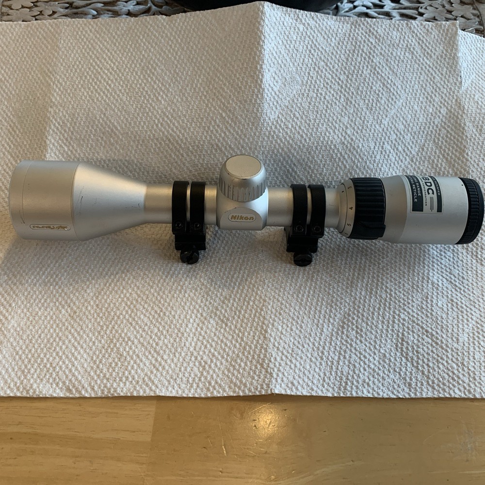 Nikon Inline XR 3-9x40 Rifle  silver Muzzleloader Scope BDC 300 Reticle