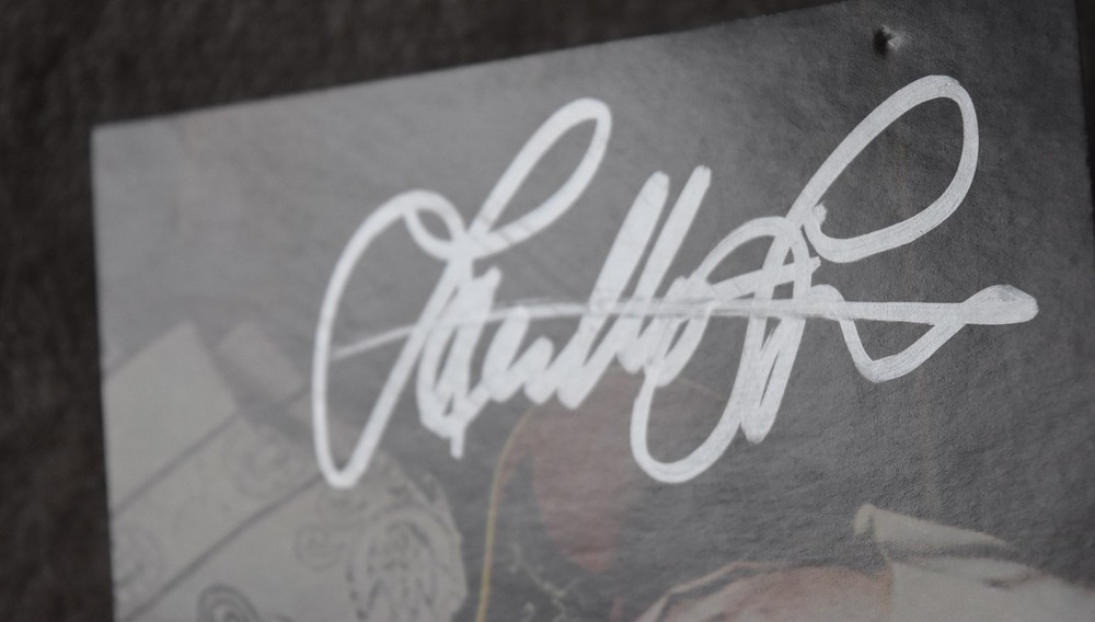 Loretta Lynn Hand Signed Postcard 7"X5"