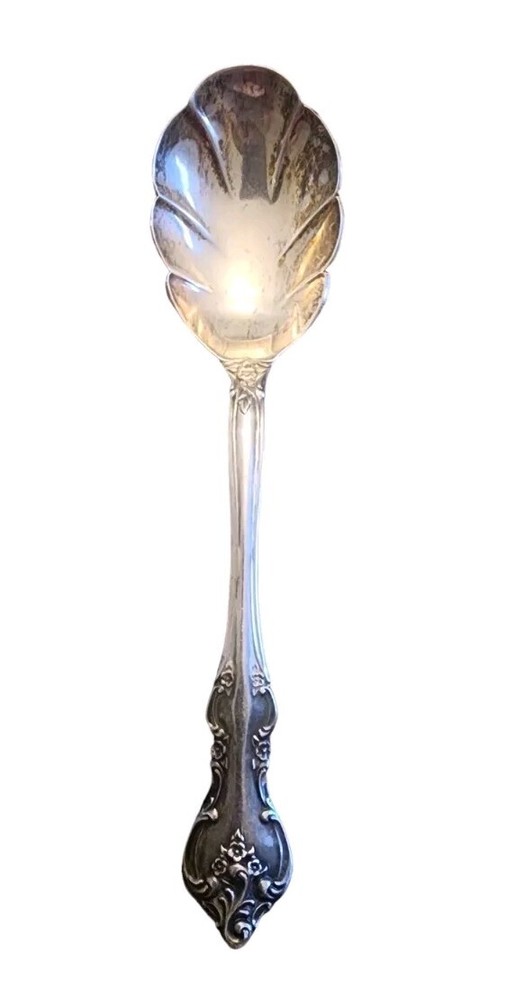 International Deep Silver  Orleans Sugar Spoon 5 1/2"