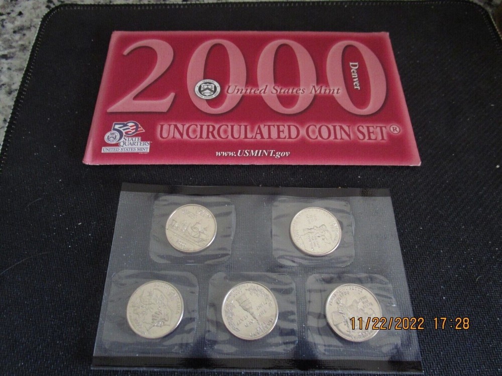 2000 DENVER U.S. Mint Unc SET - COA