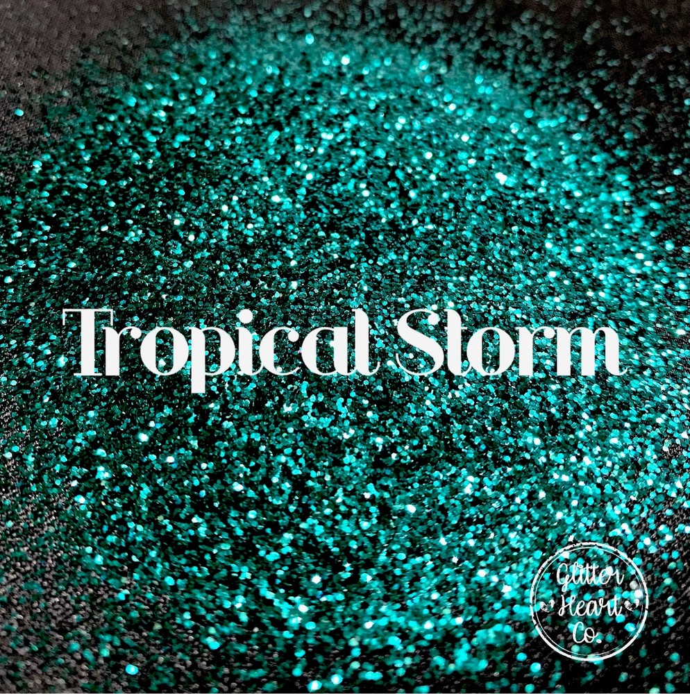 Premium Polyester Glitter - Dark Teal Metallic