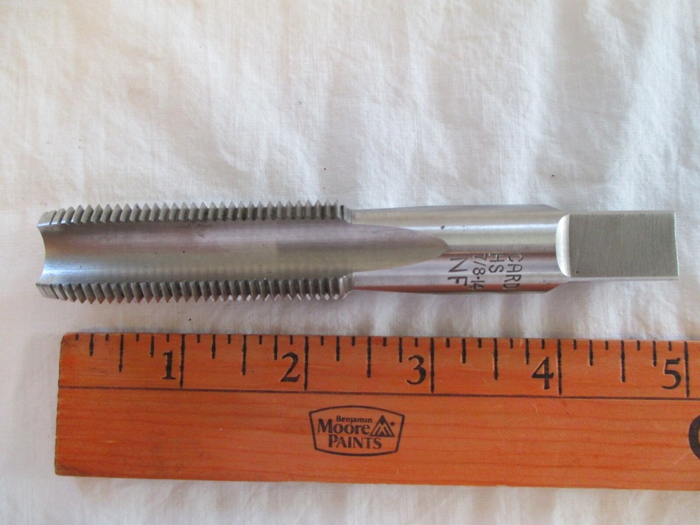 Nice CARD HS 7/8-14 NF Threaded Plug Tap