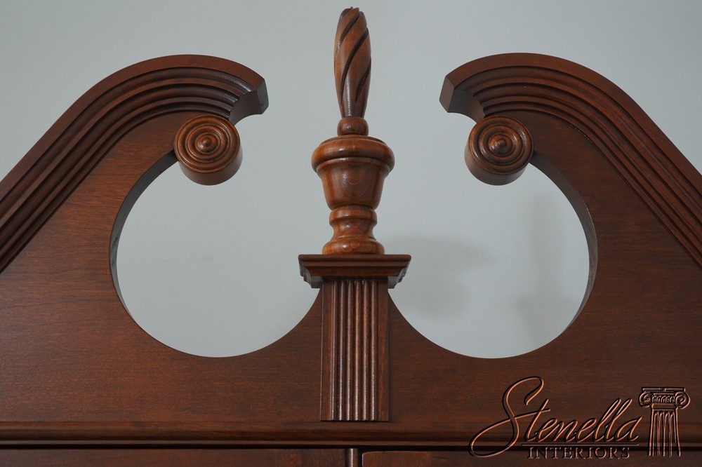 64185EC: JASPER Chippendale Style Cherry Secretary Desk