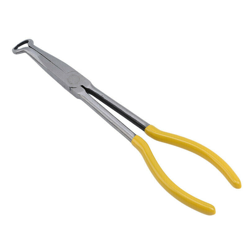 280mm Long Spark Plug Pliers Offset Tip Spark Plug Wire Boot Puller Removal Tool
