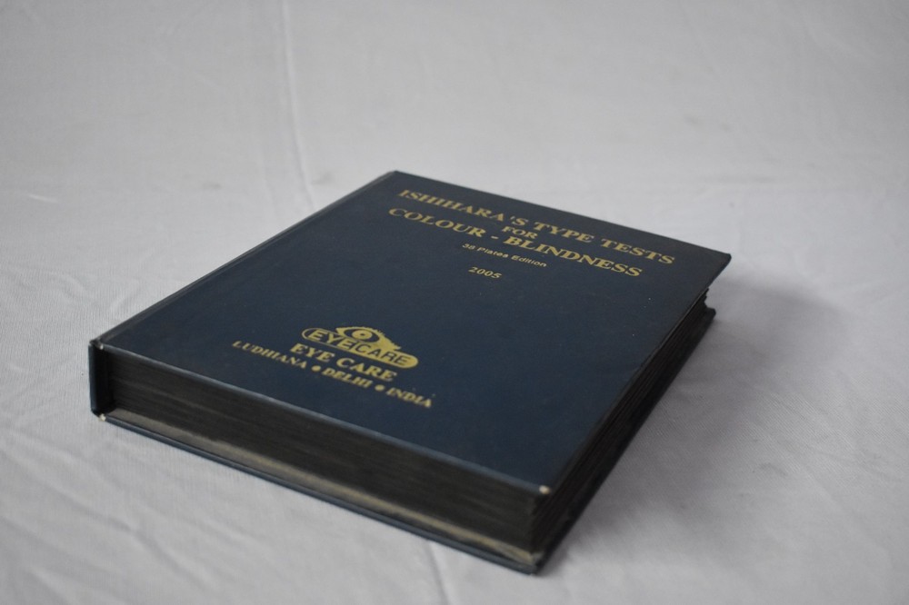 38 Plate Ishihara Test Book for Color Blindness Testing