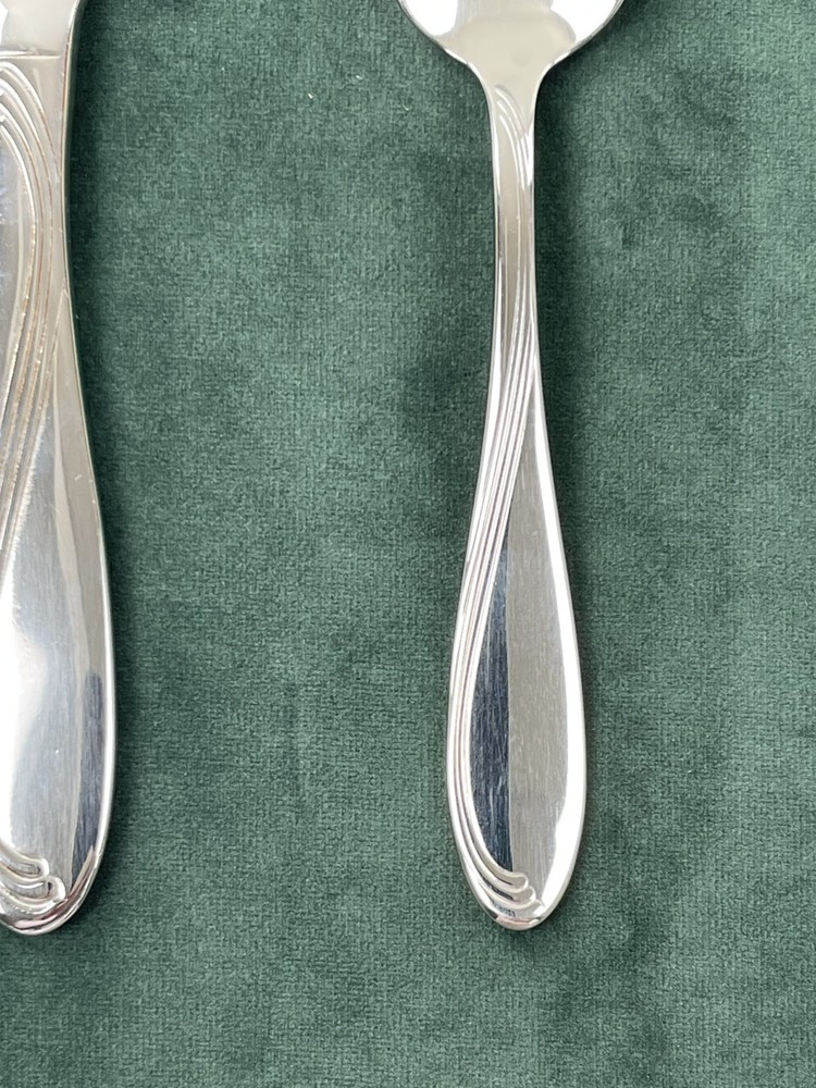 Oneida Stainless Windswept Scroll Flatware Place Setting Fork Spoon Knife USA