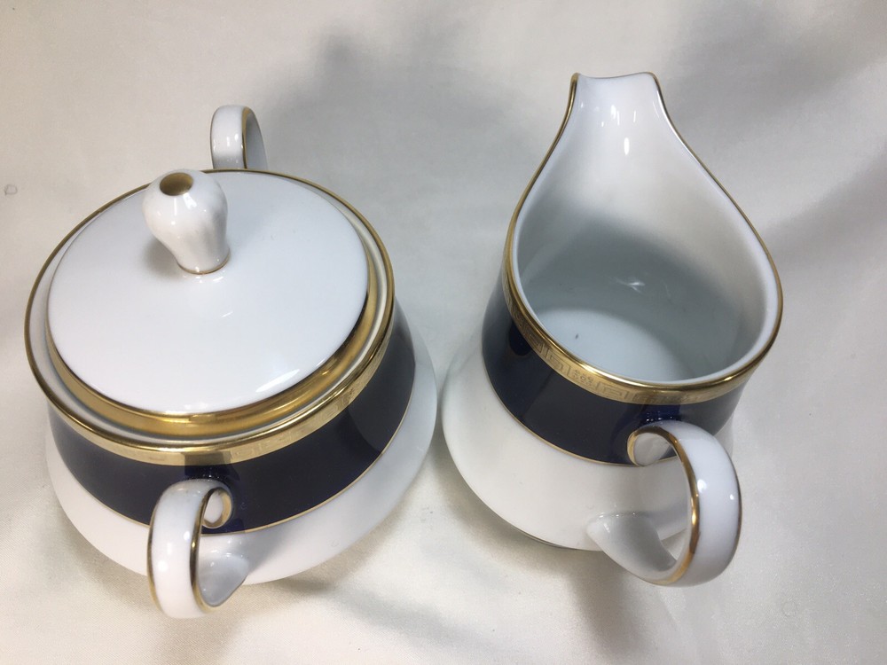 Noritake 'Valhalla' Covered SUGAR BOWL & CREAMER Set
