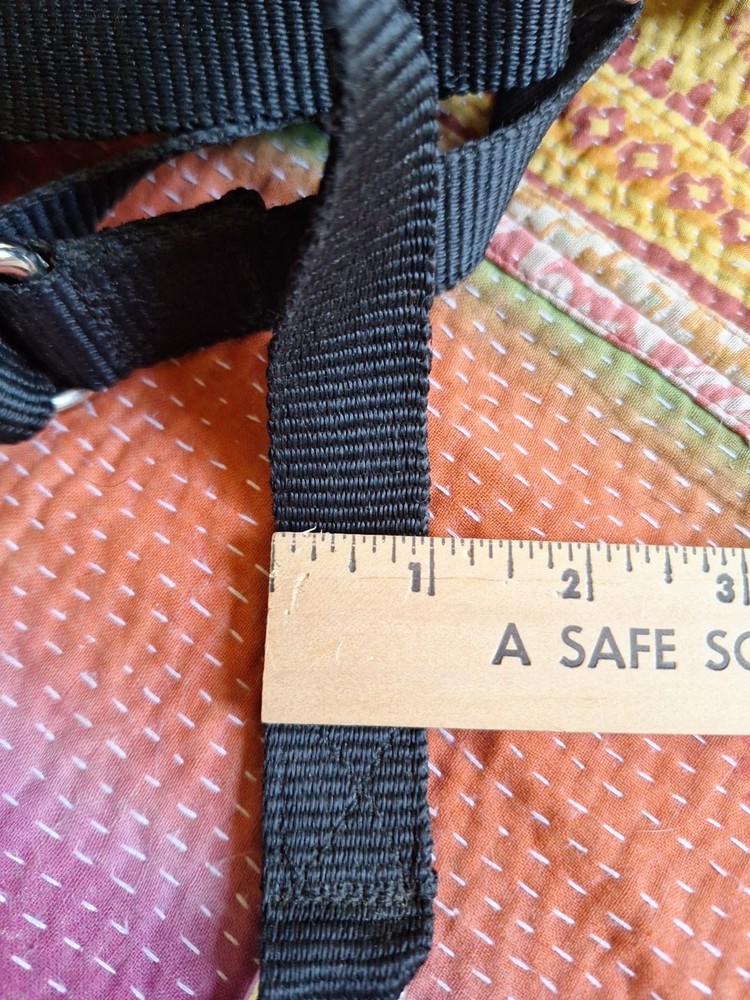 Black Nylon Cross tie Strap 1" Replacement