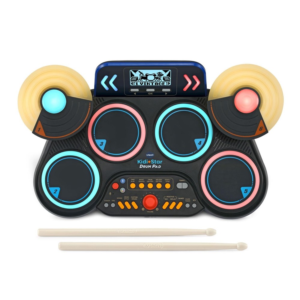 VTech Kidi Star Drum Pad Black
