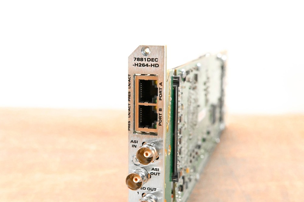 Evertz 7881DEC-H264HD H.264/AVC Decoder CG01LEC