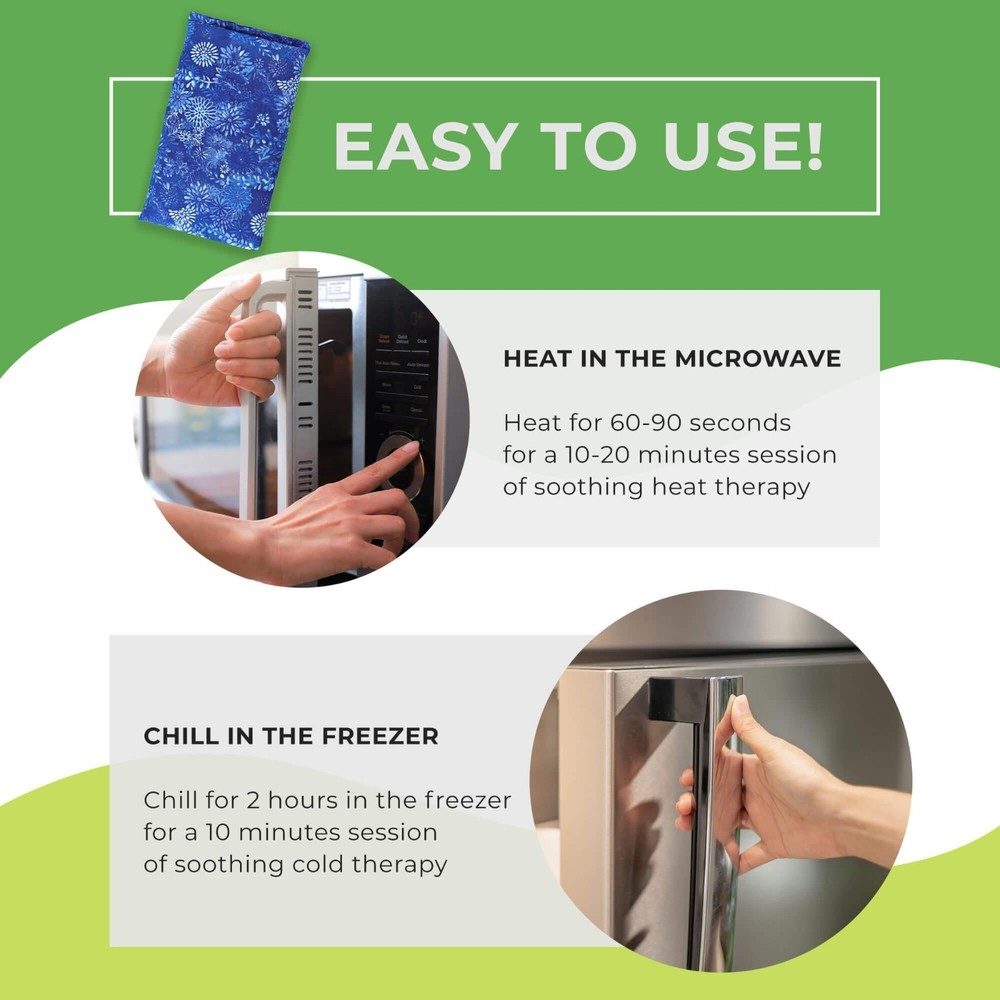 2 - Microwavable Basic Herbal Heating Pads (contains 2 items)