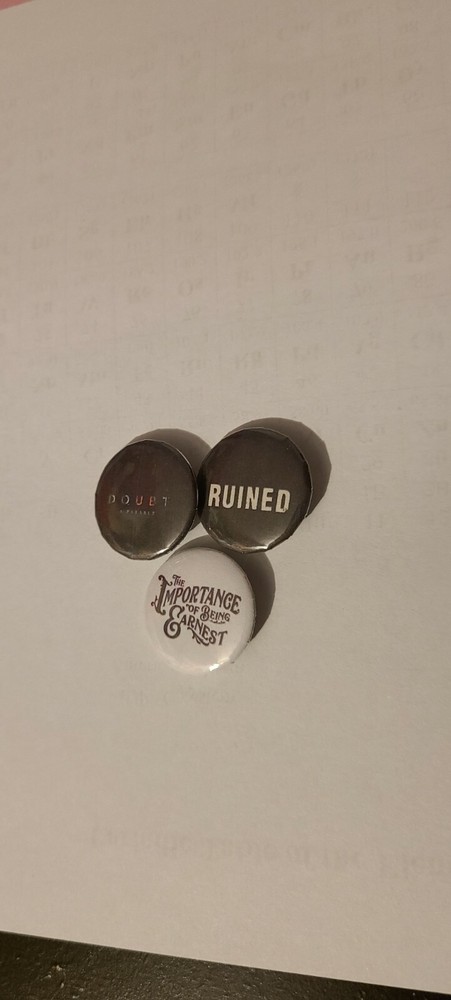 Theatre Plays 1" Pins