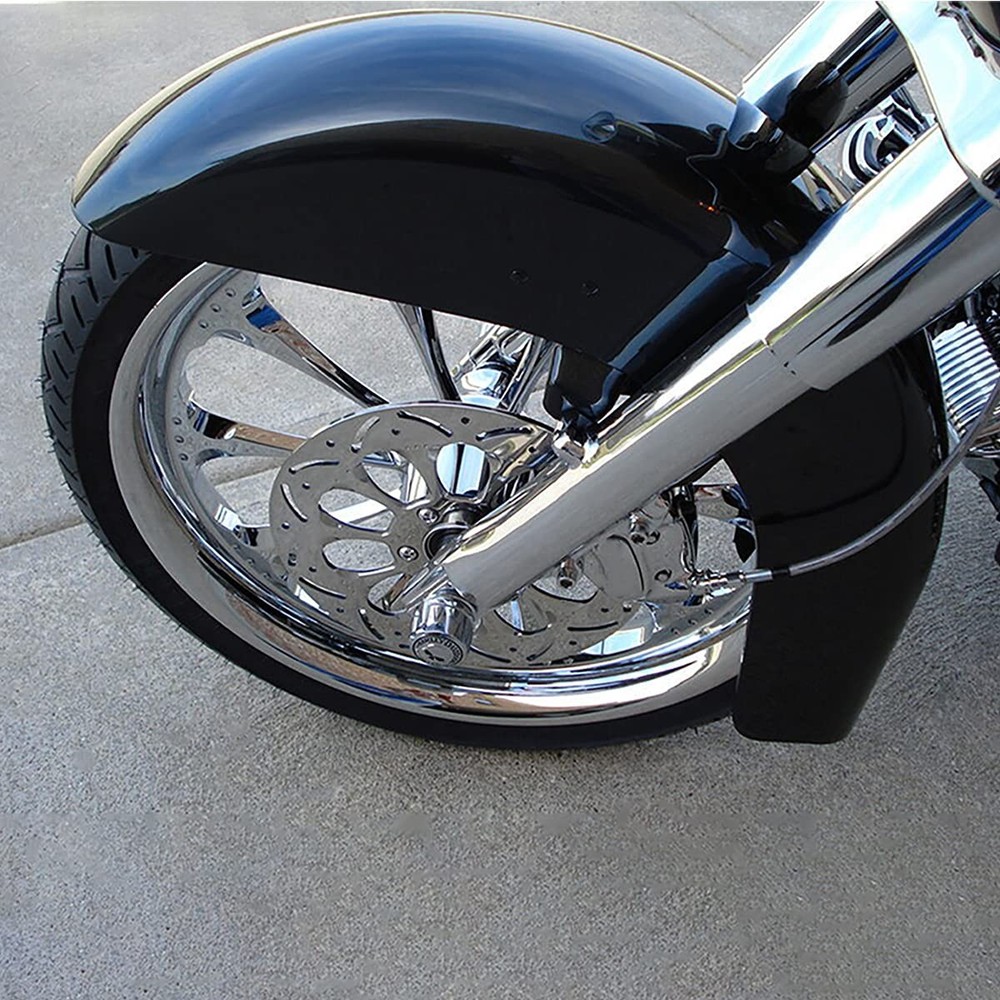 Black Front Fender For Touring