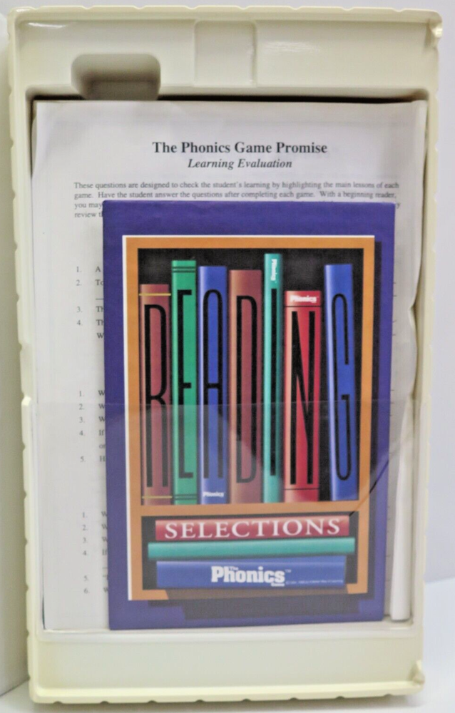 1998 Better Way of Learning The Phonics Game VHS Reading Learning System