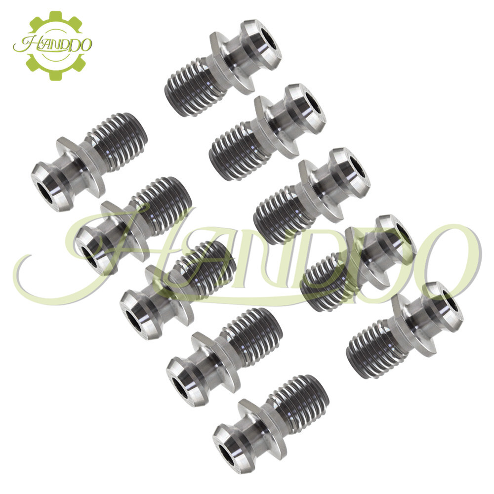PACK10 CAT50 45°1.140" Pull Stud Coolant Thru Retention Knob For Mazak
