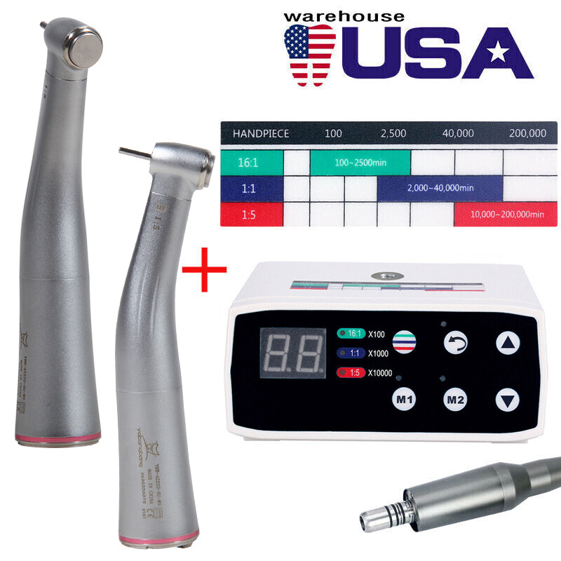 Dental LED  Micro Motor /1:5 Increasing Handpiece