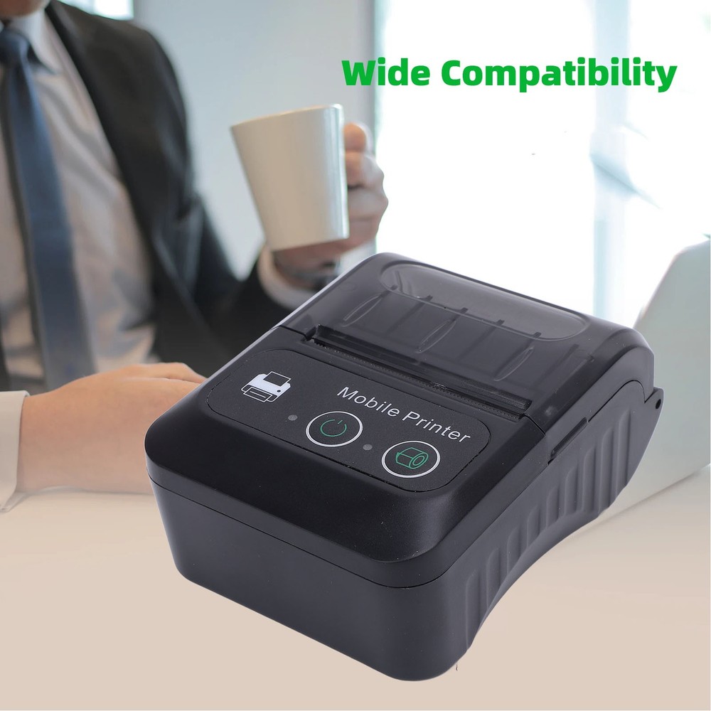 USB Ticket Printer Portable Thermal Receipt Printer QR Code Support 50 To 80mm⭐
