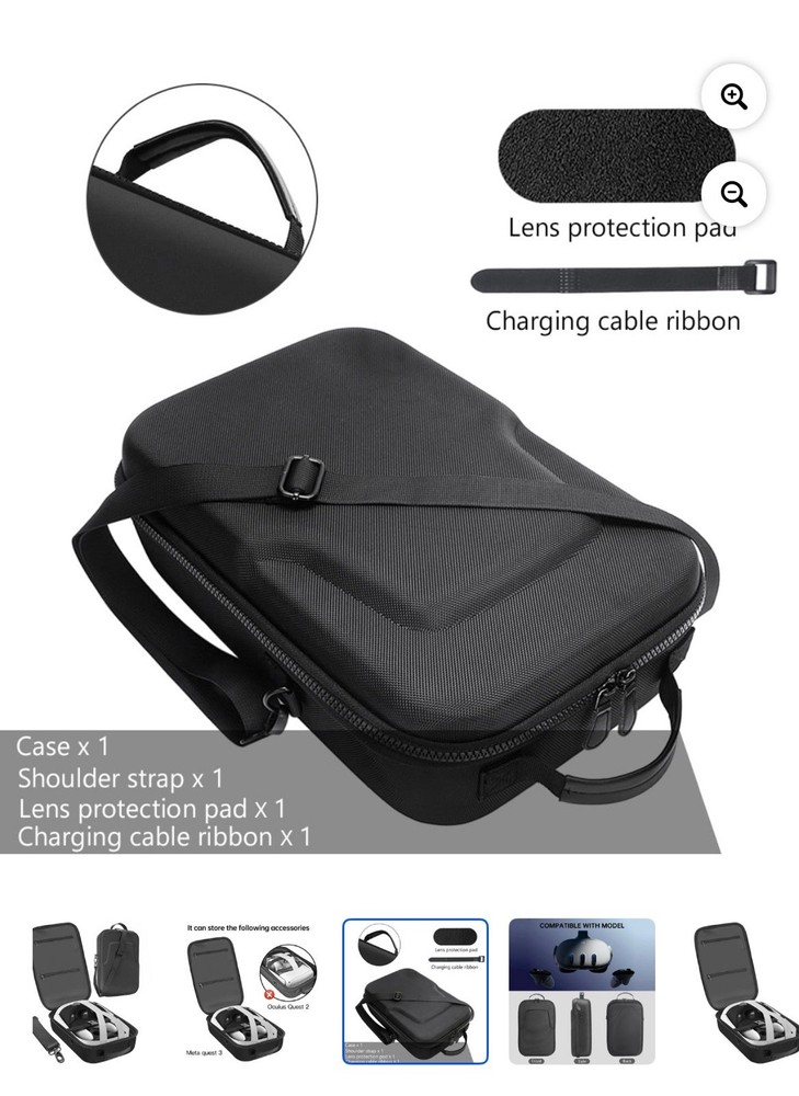 Binsuca VR Carrying Case For Meta Oculus Quest