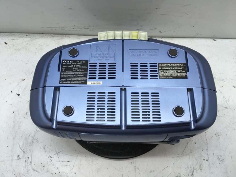 Coby MP-CD450 Boom Box - Tested