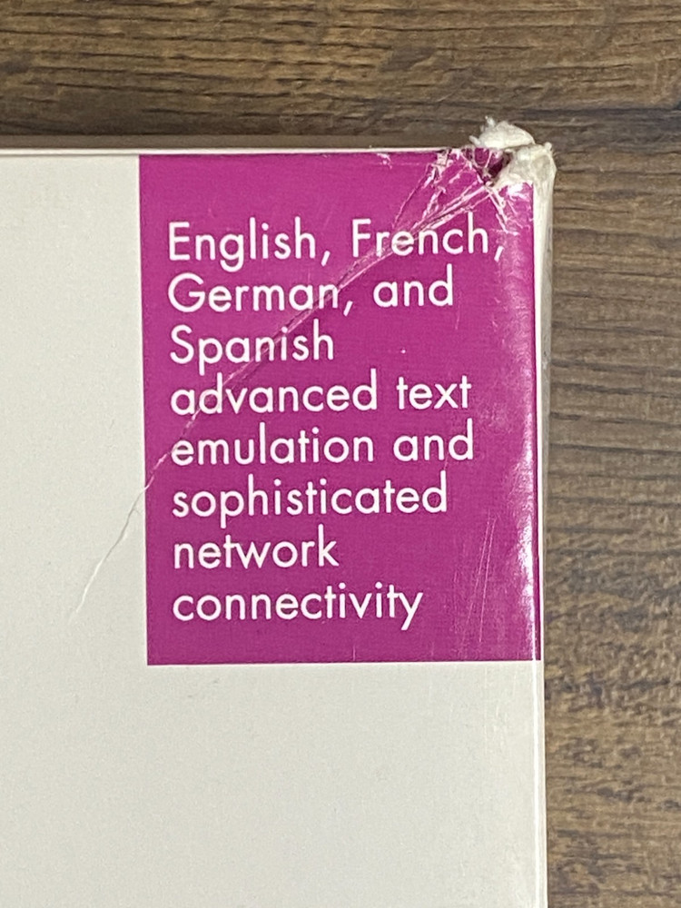 Persoft Smarterm 420 Software For Windows Multi Lingual Version - Used