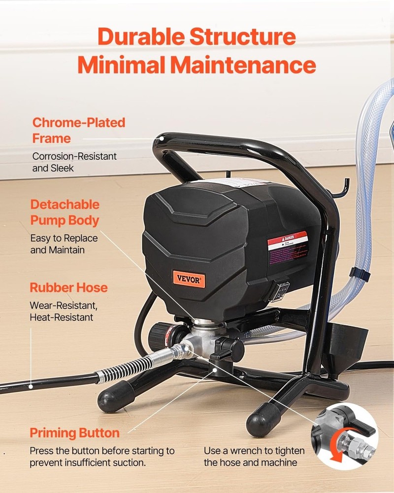 High Efficiency Airless Sprayer 650W