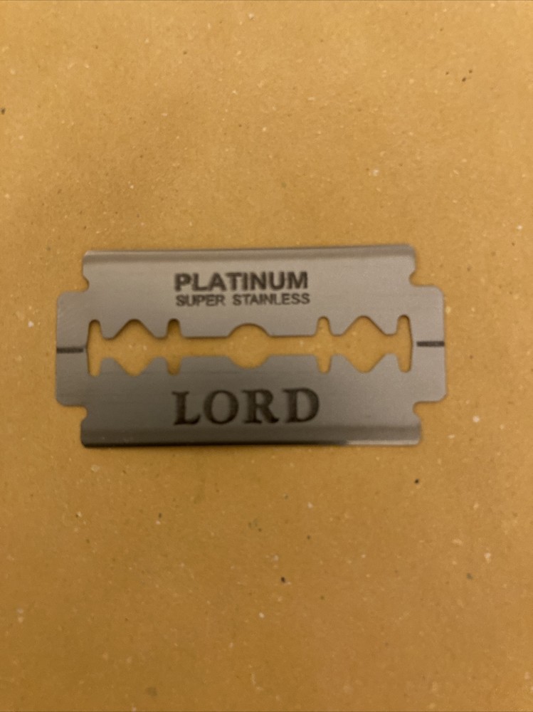 5 Double Edge Razor Blades, Lord Platinum