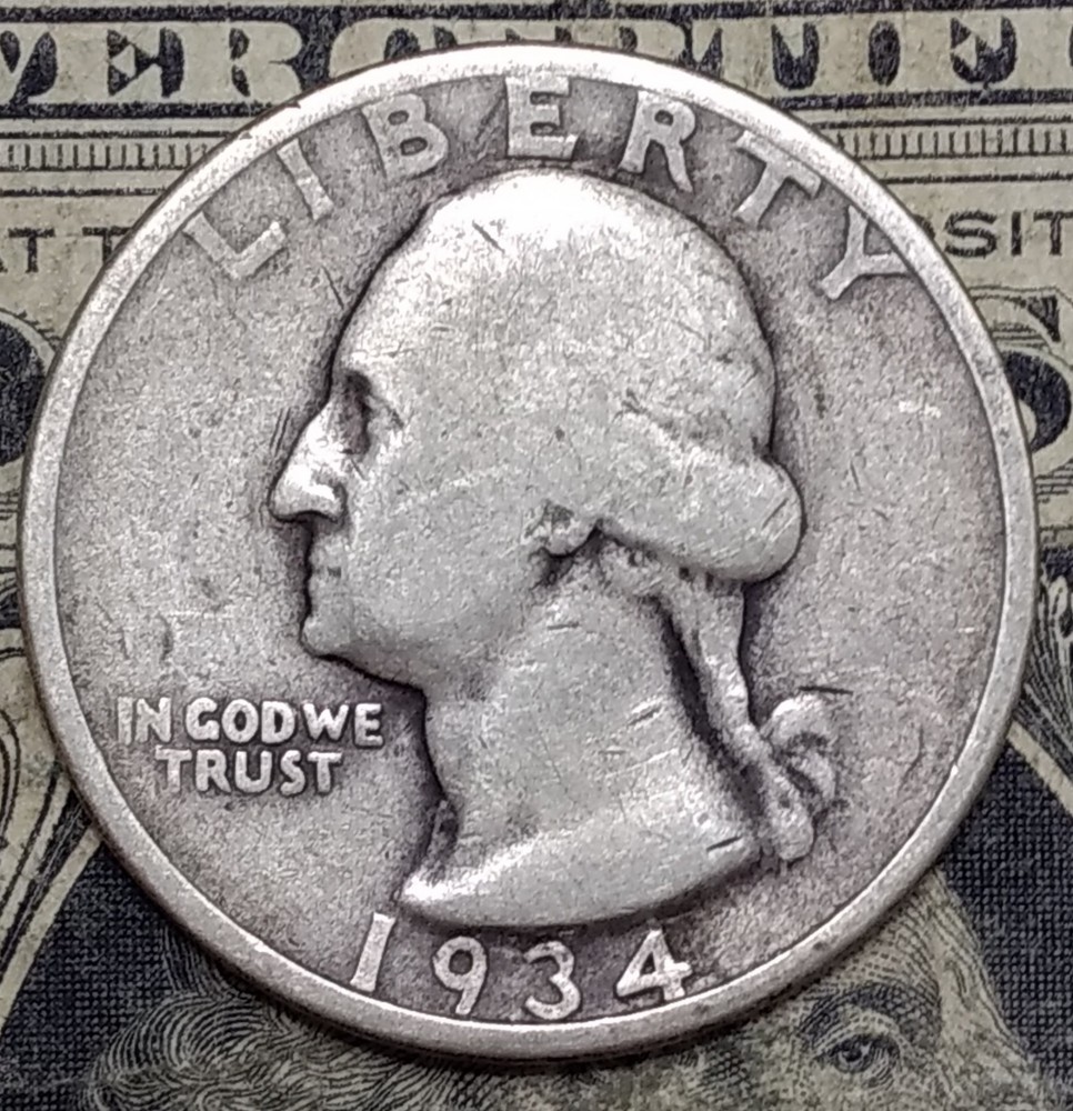1934-D Washington Quarter