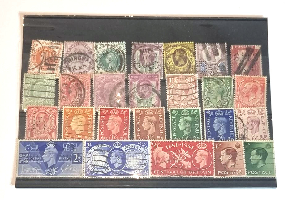 Vintage British Commonwealth countries stamps