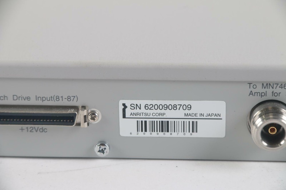 Anritsu MN7465A RF Switch Unit