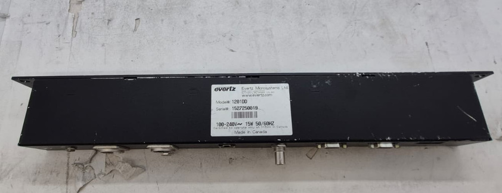 Scratched Evertz 1201DD Network Digital Display Clock