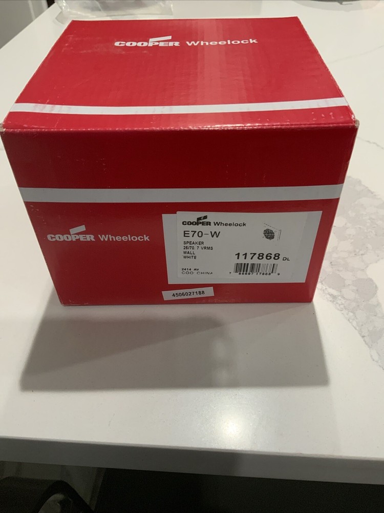 COOPER WHEELOCK E70-W WALL SPEAKER