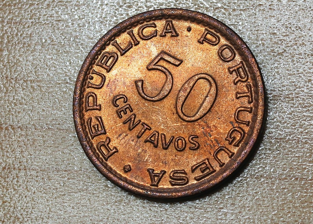 1957 Mozambique 50 Centavos