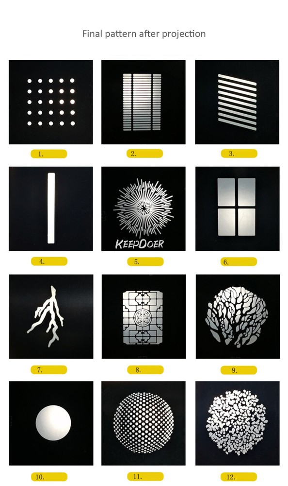 Photography Spotlight Gobos Holder Optical Insert Snoot Plate Beam Light Shadow