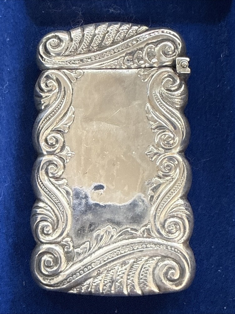 Antique Sterling Silver match safe