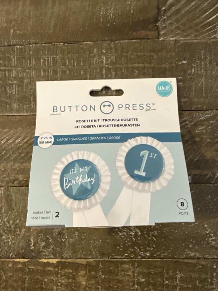 We R Memory Keepers Button Press Rosette Kit-Makes 2
