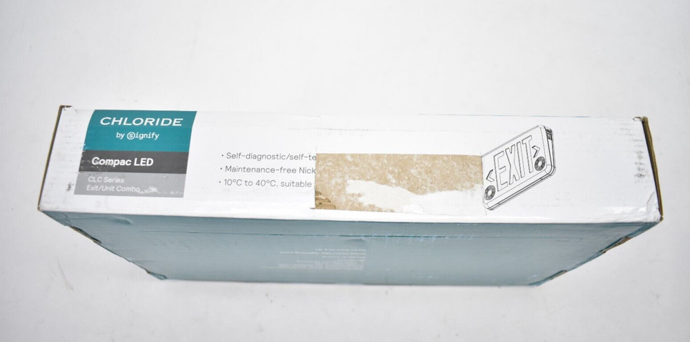 Signify Chloride Compac LED Exit/Emergency Unit Combo CLC Series CLCNRW