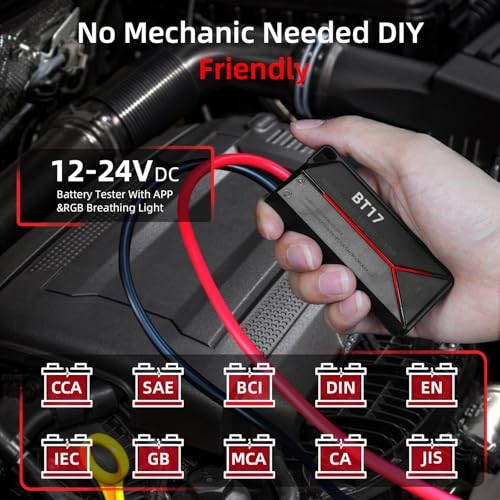 Professional 12V-24V Battery Tester - Internal Battery Testing - Professional