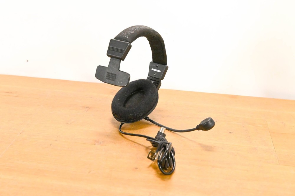 Clear-Com CC-15-MD4 Single-Ear Intercom Headset with Mini DIN Connector CG01YL2