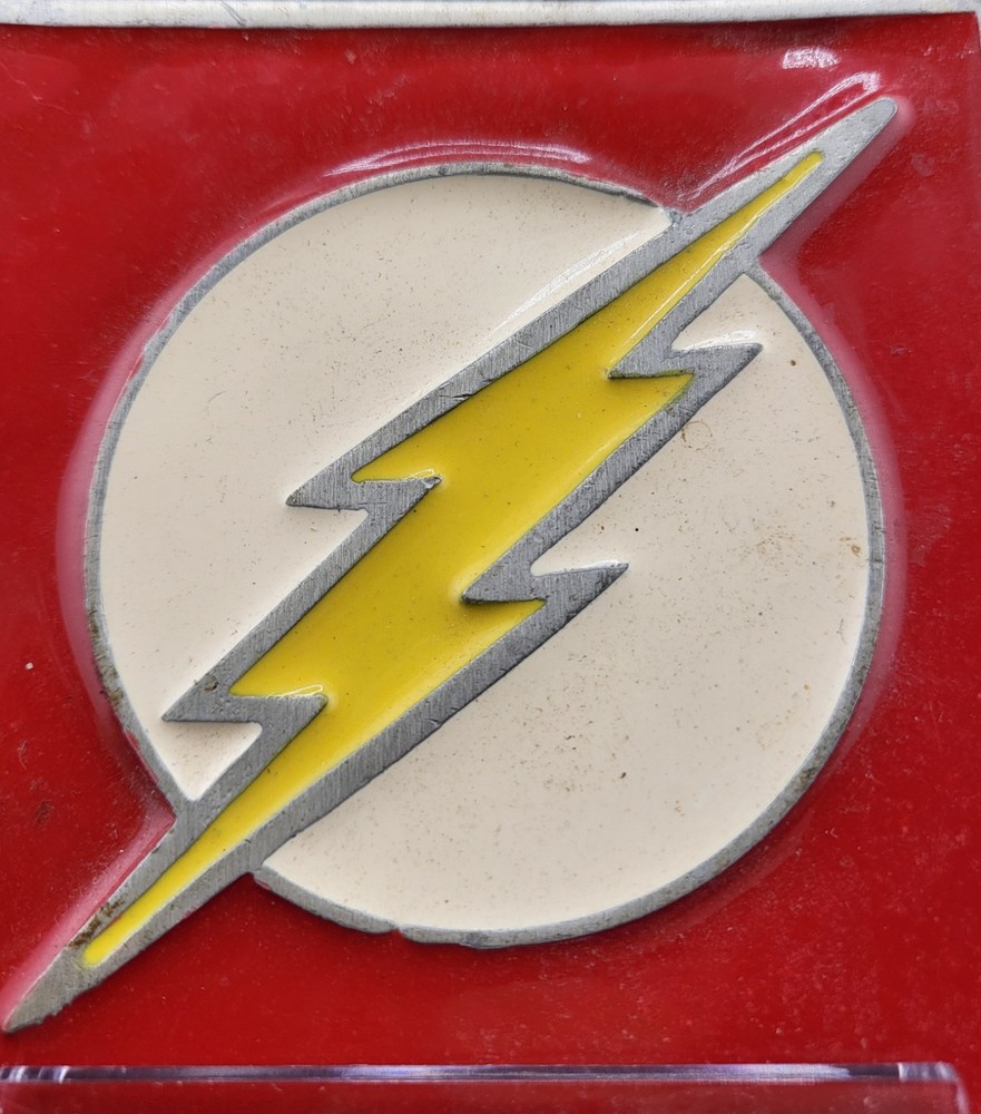 Vintage DC Comics The Flash Square Belt Buckle