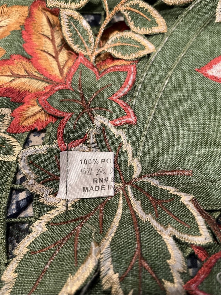 Thanksgiving 36” Square Accent table cover / Fall Decor / Cut Outs