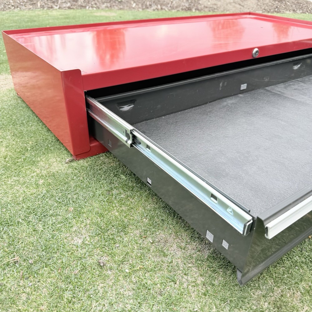 Craftsman 1 Single Drawer Mid Intermediate Middle Riser Tool Box Chest Red