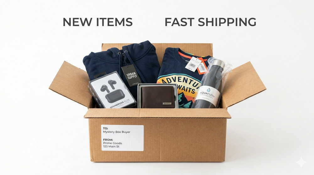 🔥 Ultimate Mystery Box – Mixed Merchandise Liquidation Treasures