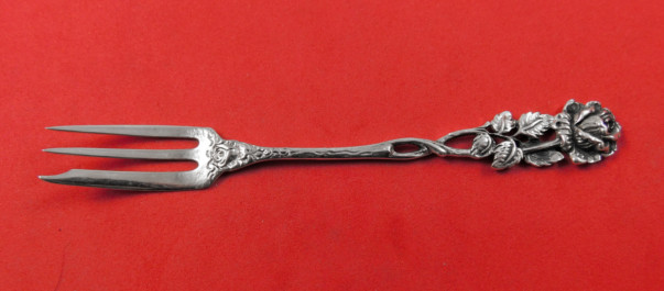 Hildesheimer Rose by Unknown Silver Oyster Fork 4 7/8"