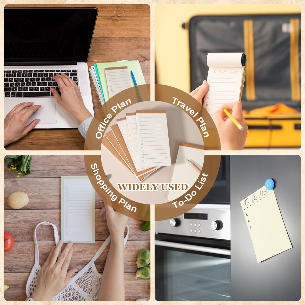 4 Pcs Small Notepads Portable Field Notes for Work Office,Grid